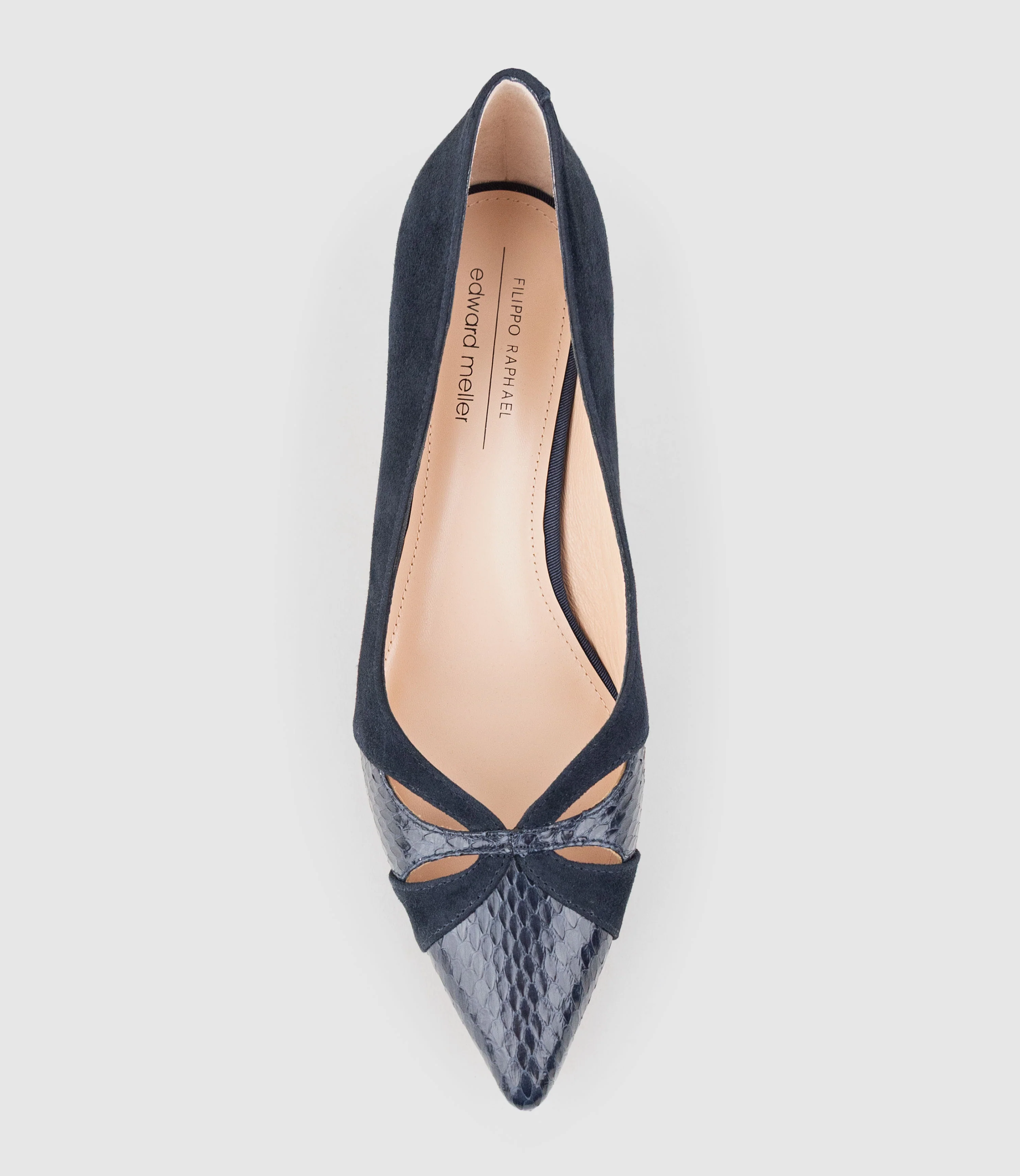 ALIRA55 Snake Combination Pump in Ink Suede Combination - Image 5