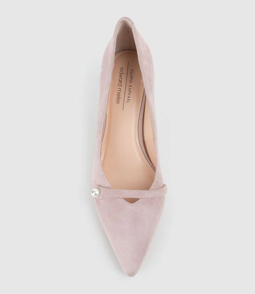 AVERE55 Choked Pump in Petal Suede - Image 5