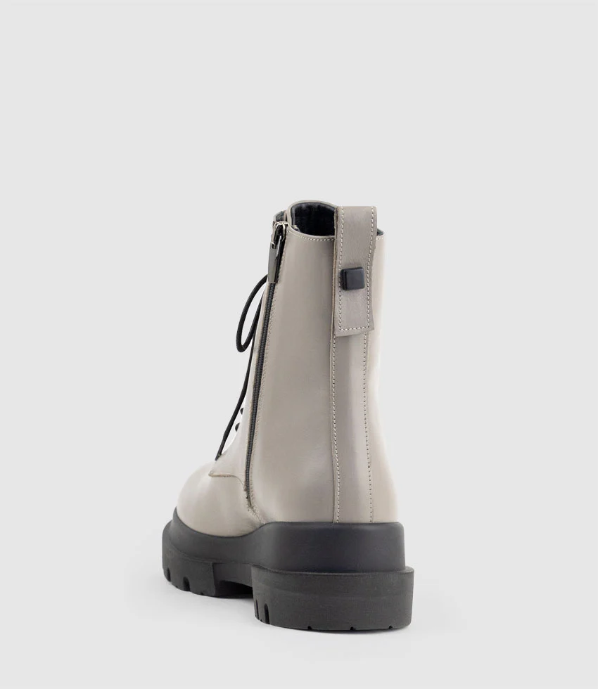 BRENDAN Combat Boot in Taupe - Image 4