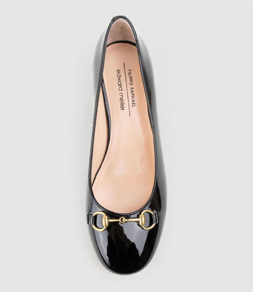 CELESTE45 Pump with Trim in Black Patent - Image 4