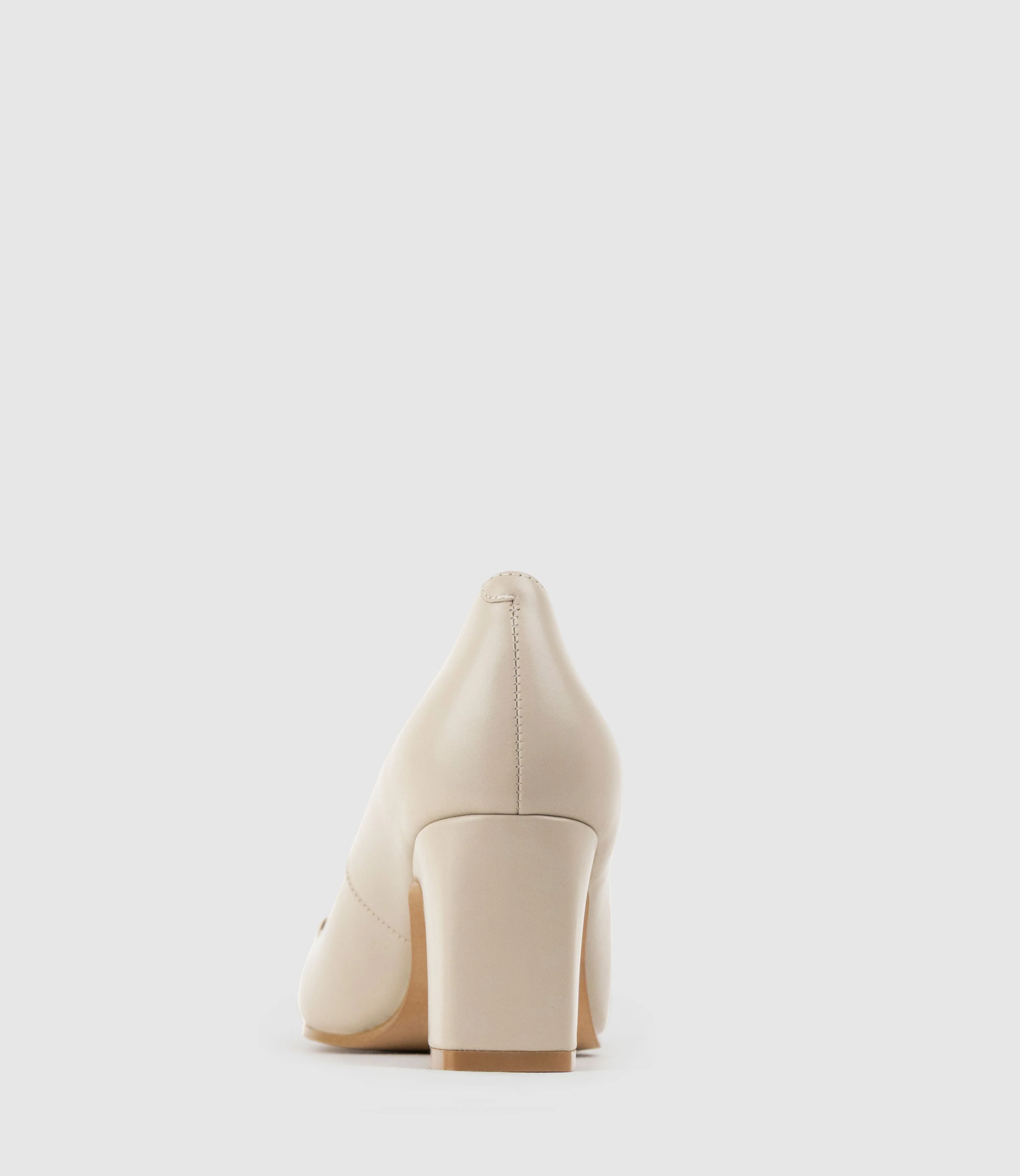 CHANELLE65 Pump with Trim in Ash Calf - Image 3