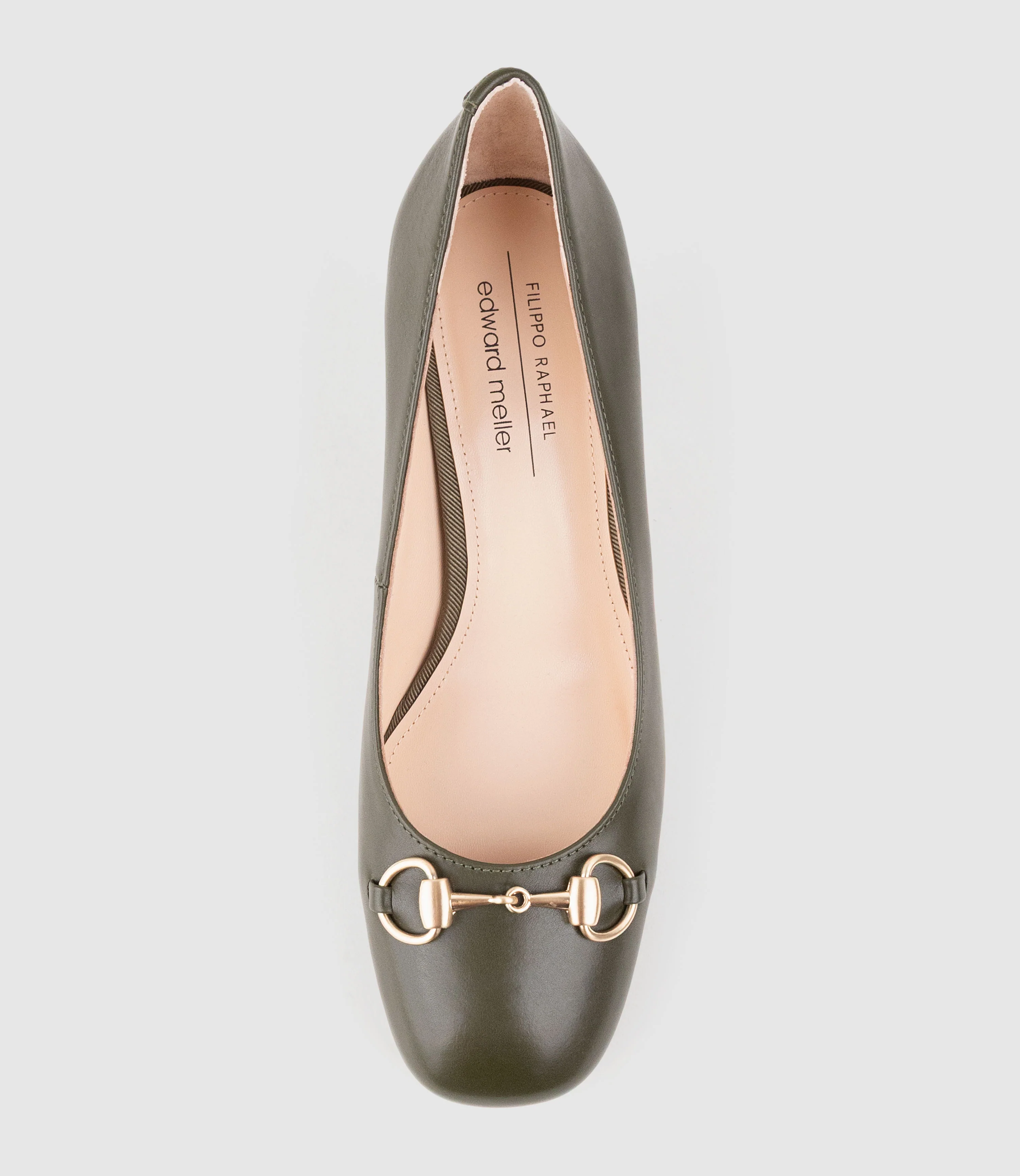 CHANELLE65 Pump with Trim in Olive Calf - Image 5