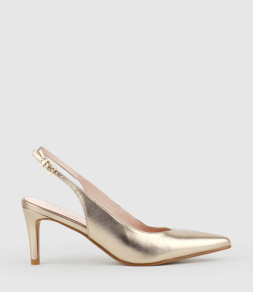 DIANA75 Slingback Pump in Rosegold