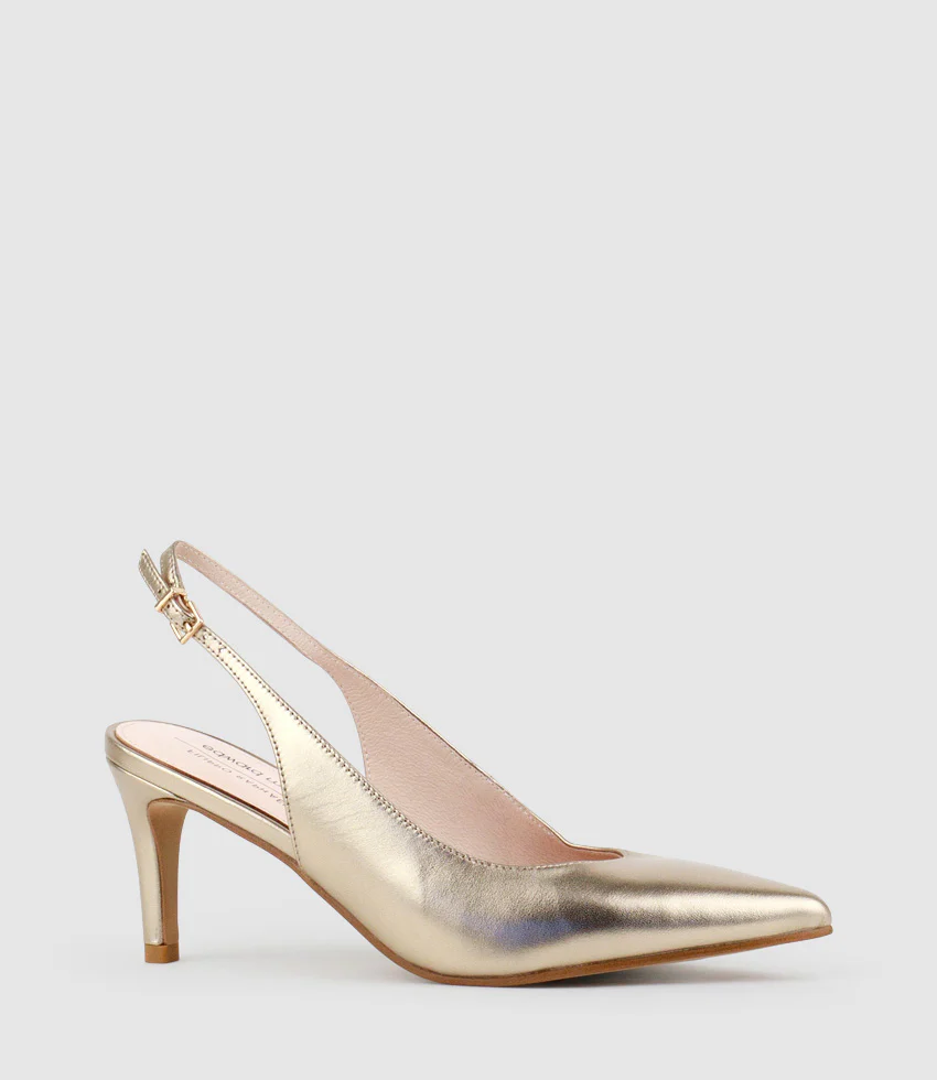 DIANA75 Slingback Pump in Rosegold - Image 2