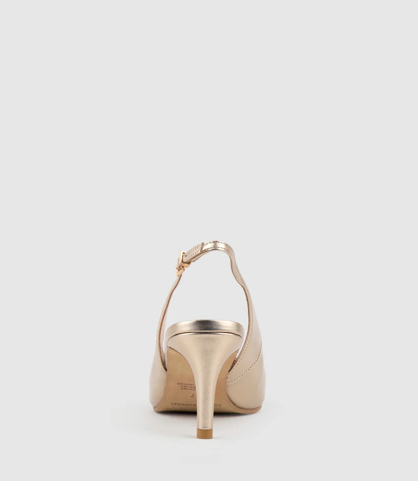 DIANA75 Slingback Pump in Rosegold - Image 3