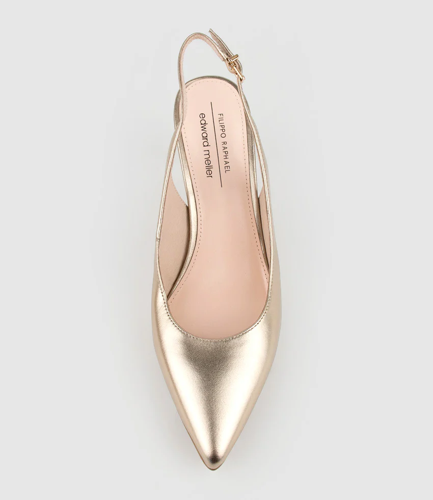 DIANA75 Slingback Pump in Rosegold - Image 4