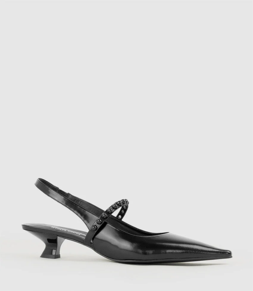 DUFFY30 Slingback Maryjane in Black - Image 3
