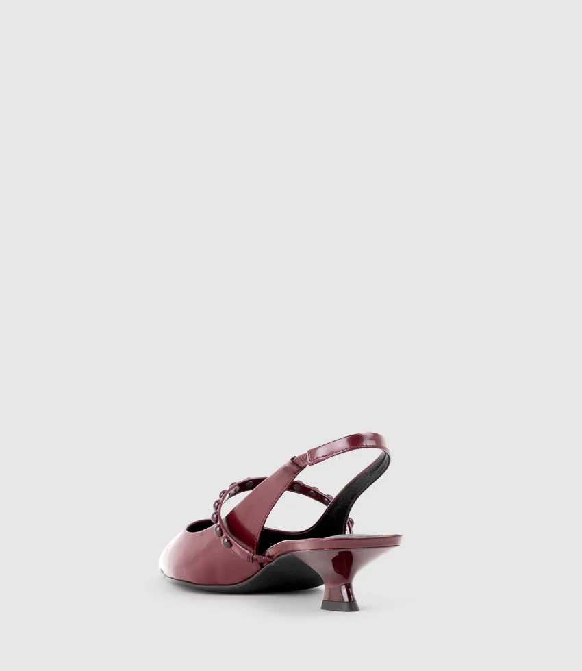 DUFFY30 Slingback Maryjane in Burgundy - Image 5