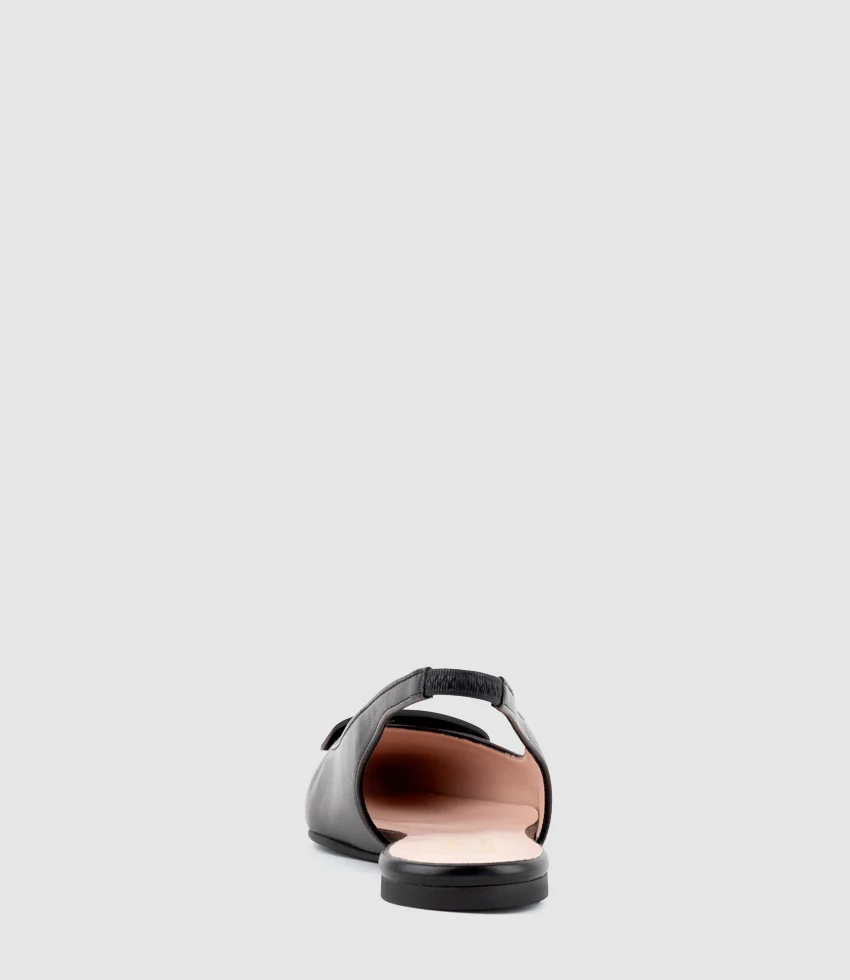 ELIZA Slingback with Hardware in Black - Image 3