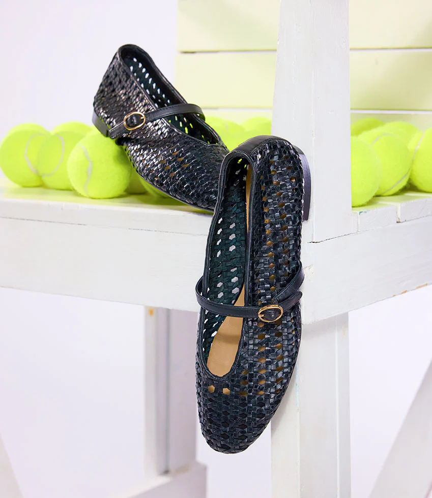 FALIN Woven Ballet in Black - Image 2