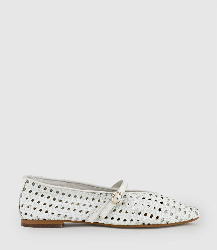 FALIN Woven Ballet in Offwhite