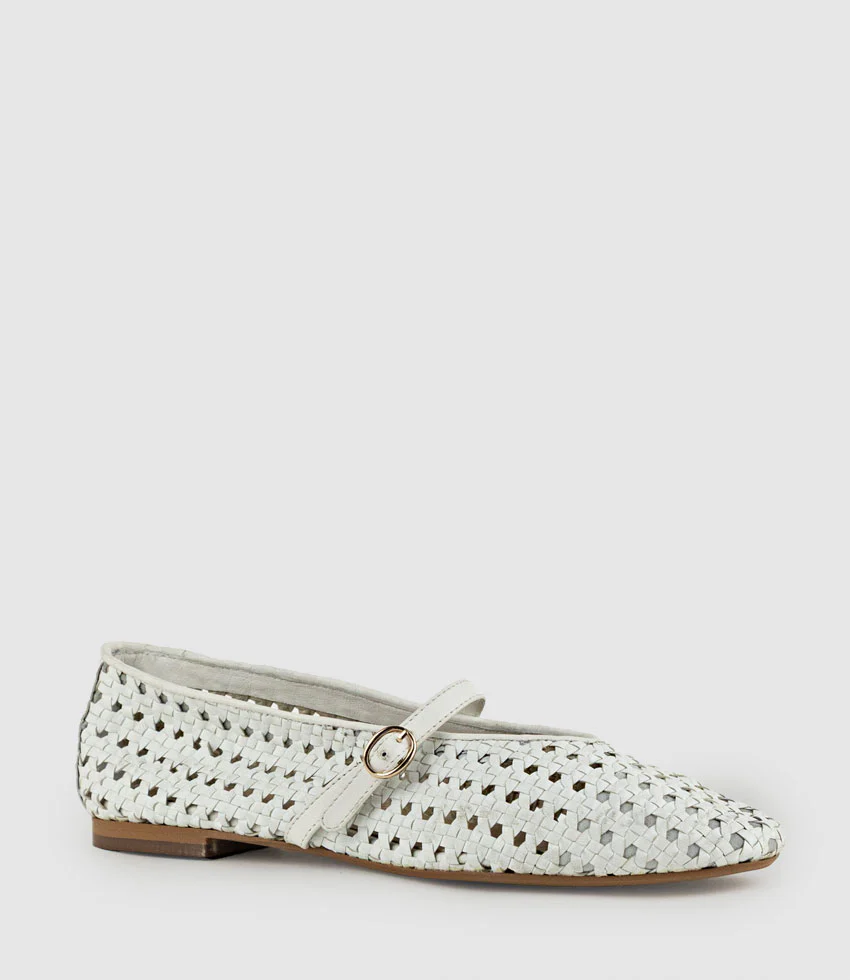FALIN Woven Ballet in Offwhite - Image 3