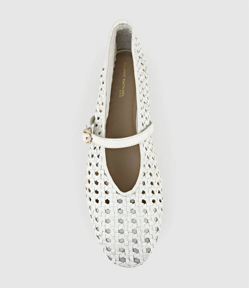 FALIN Woven Ballet in Offwhite - Image 6