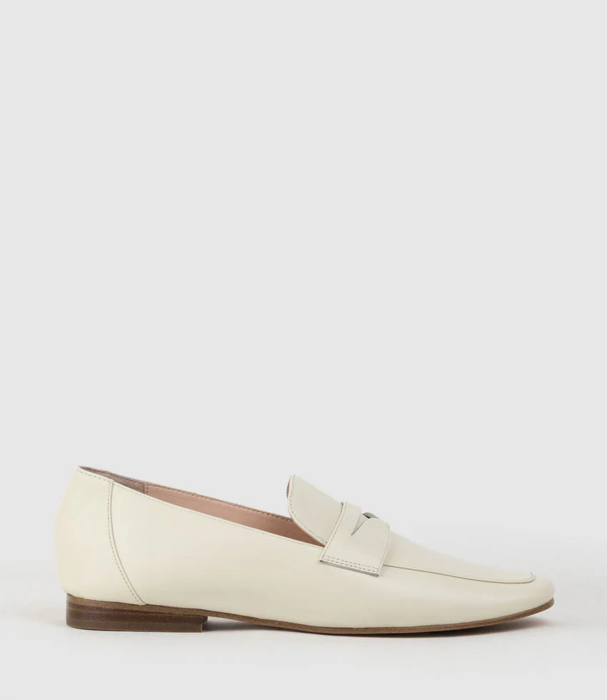 FAXON Loafer in Offwhite Calf