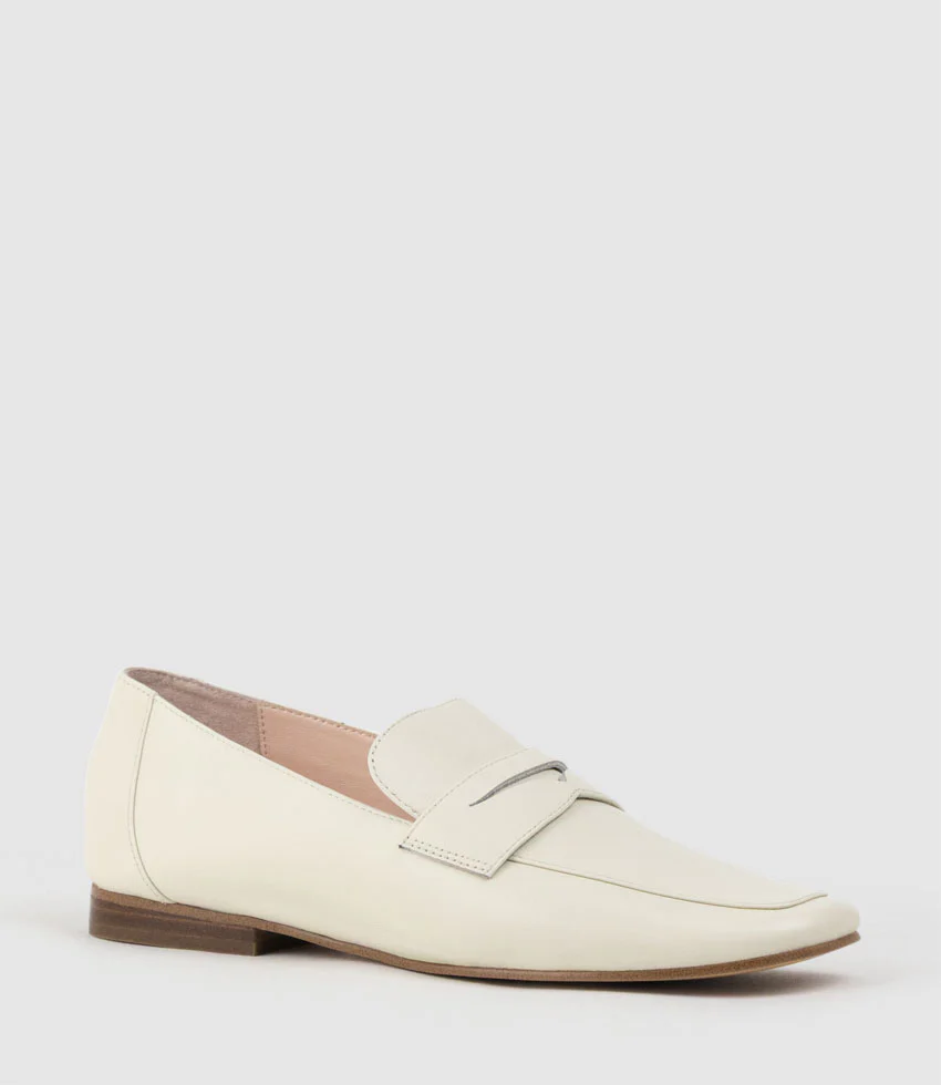 FAXON Loafer in Offwhite Calf - Image 2