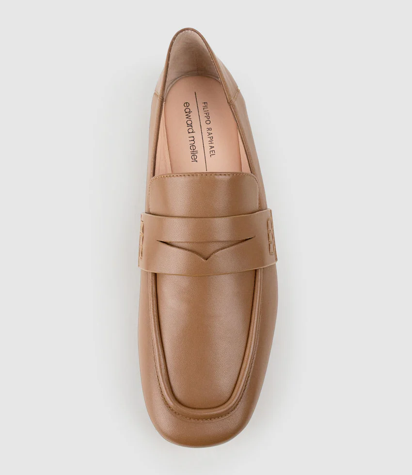 FINLAY Moccasin with Collapsible Back in Tan - Image 4