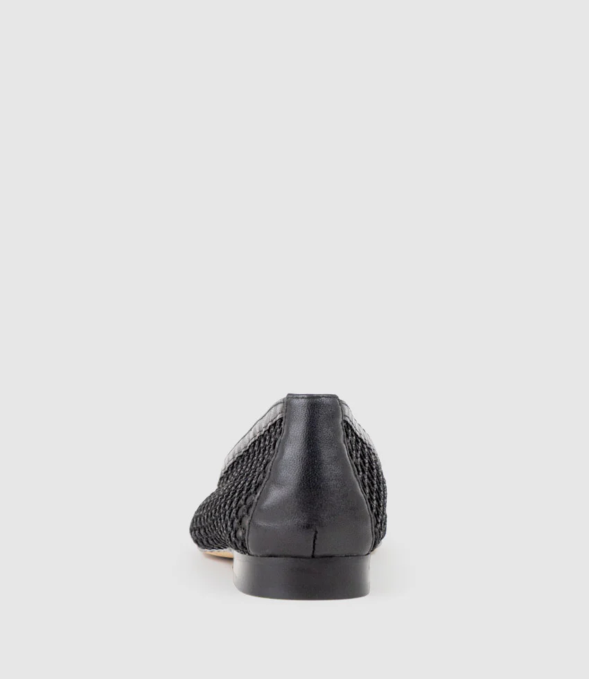 FIORA Bold Mesh Ballet in Black - Image 5