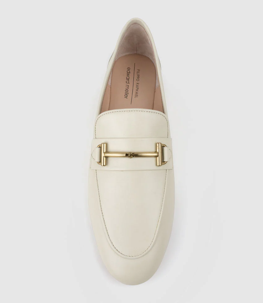 FRANCO Loafer in Offwhite Calf - Image 5