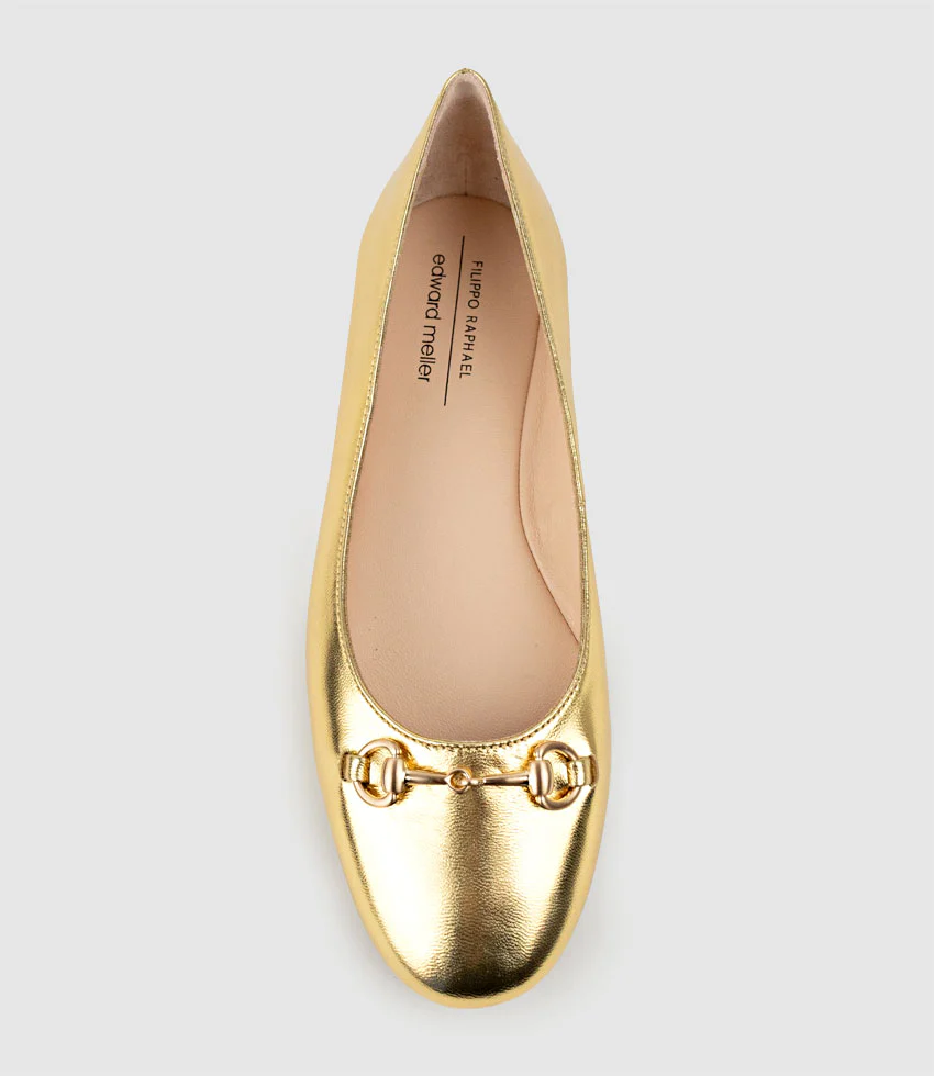 FRIA Ballet with Hardware in Aged Gold - Image 4