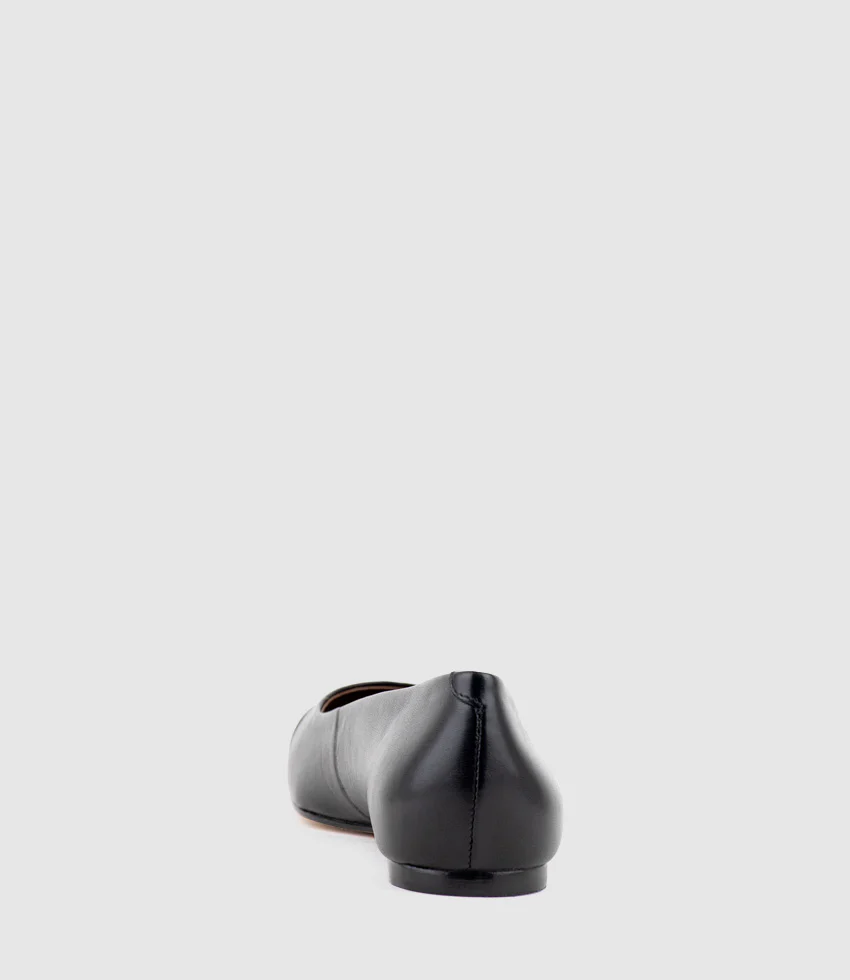 FYNN Cap Toe Ballet in Black - Image 3