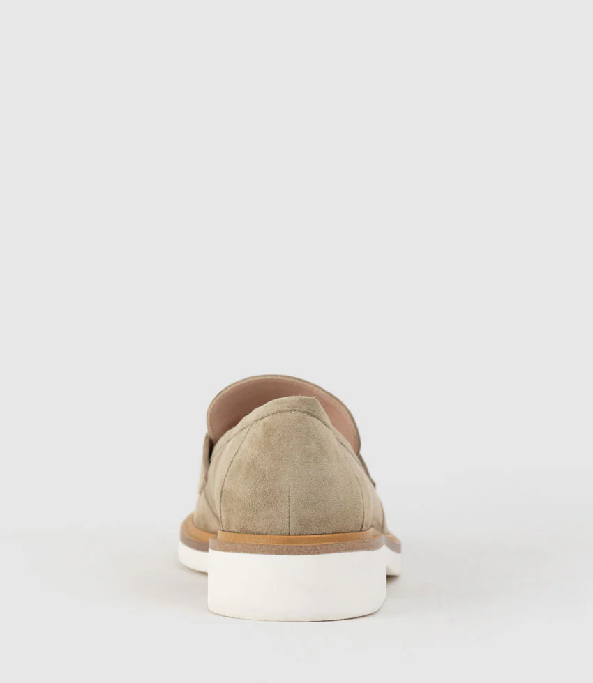 GALIA Loafer with Keeper in Sahara Suede - Image 3