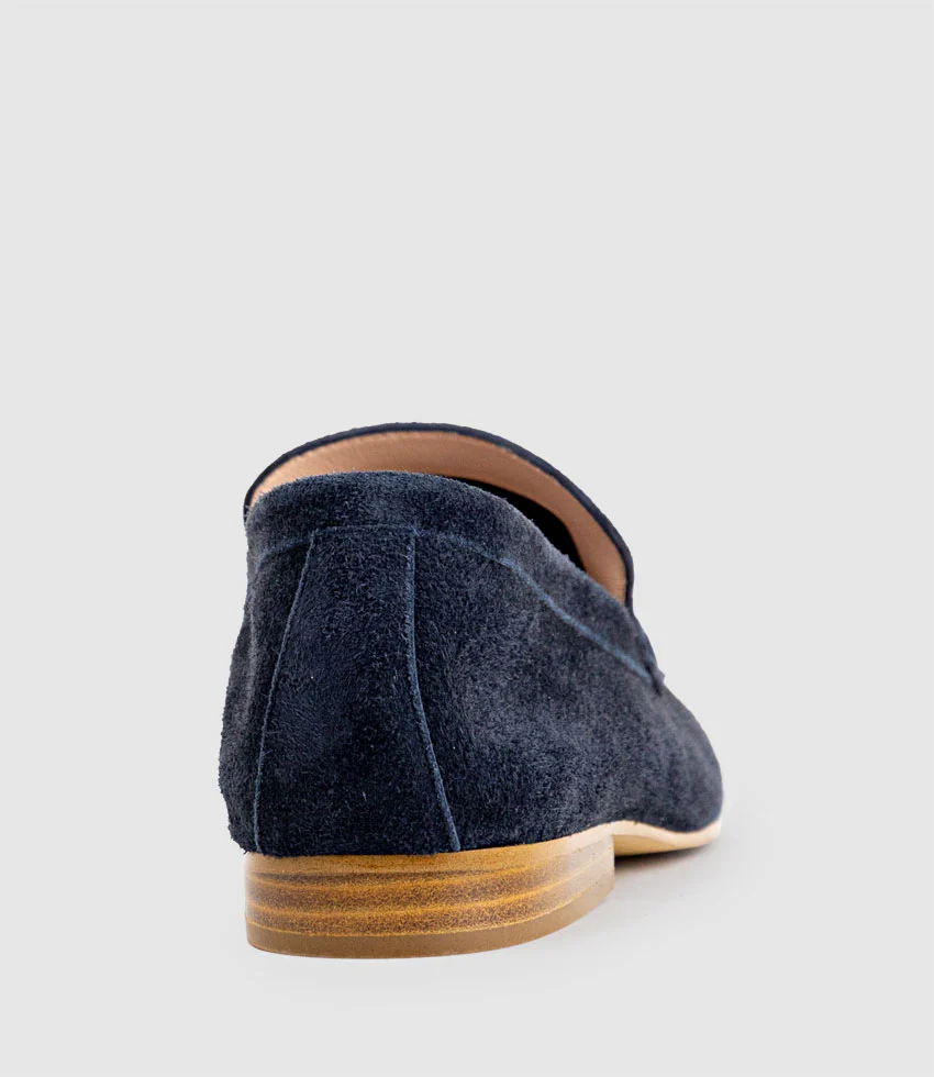 HALT Stitched Loafer in Navy Suede - Image 3