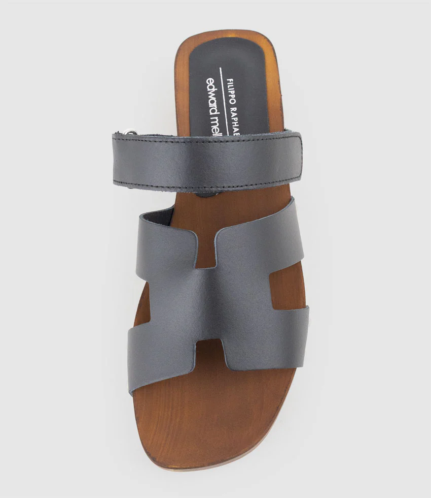 IRANA Clog Style Slide in Black - Image 4
