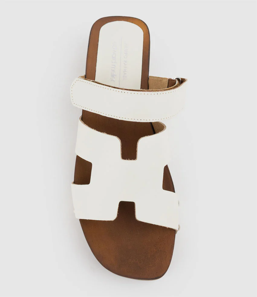 IRANA Clog Style Slide in White - Image 5