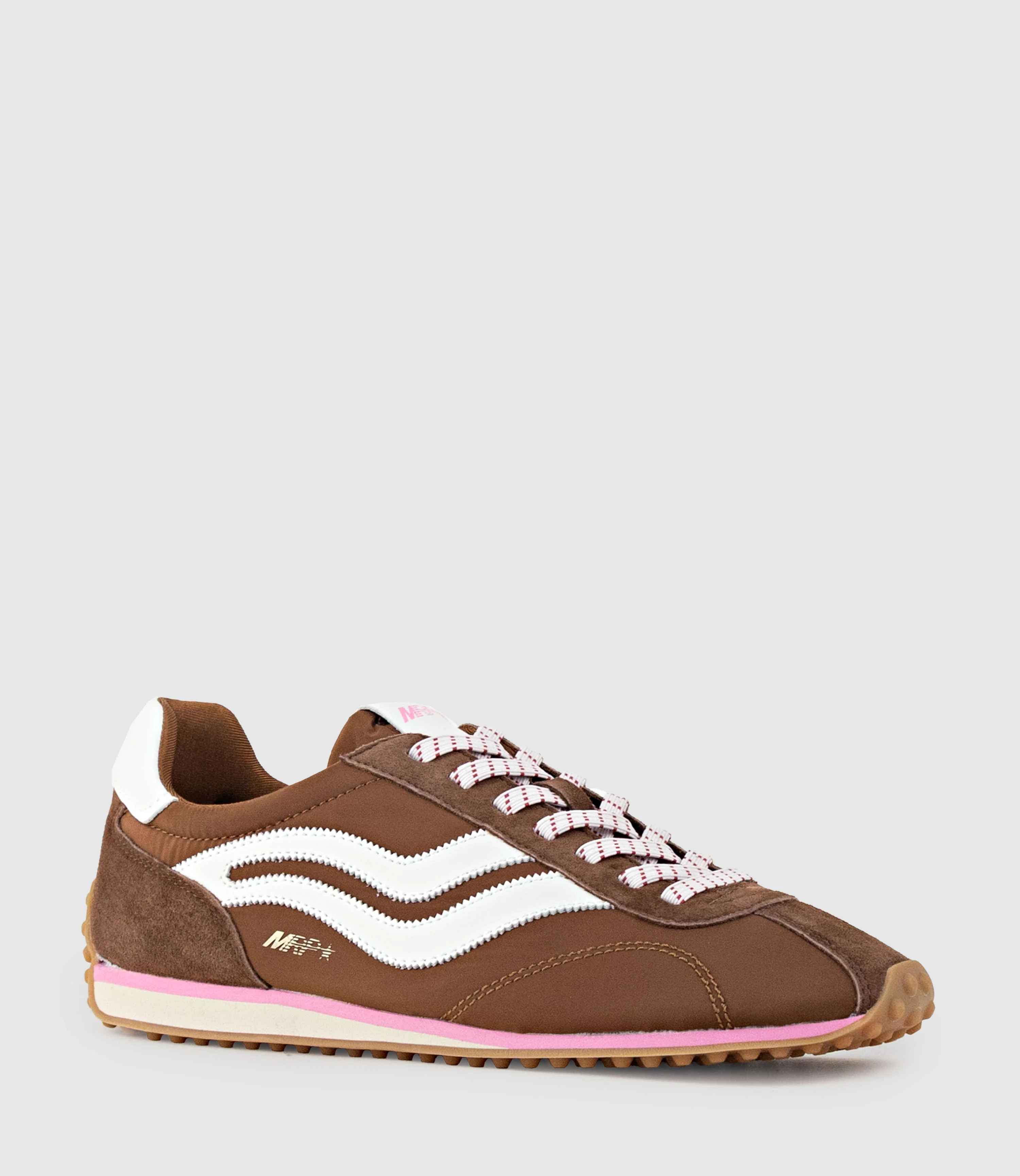 JAMILLA Wave Sneaker in Chocolate Combo - Image 2