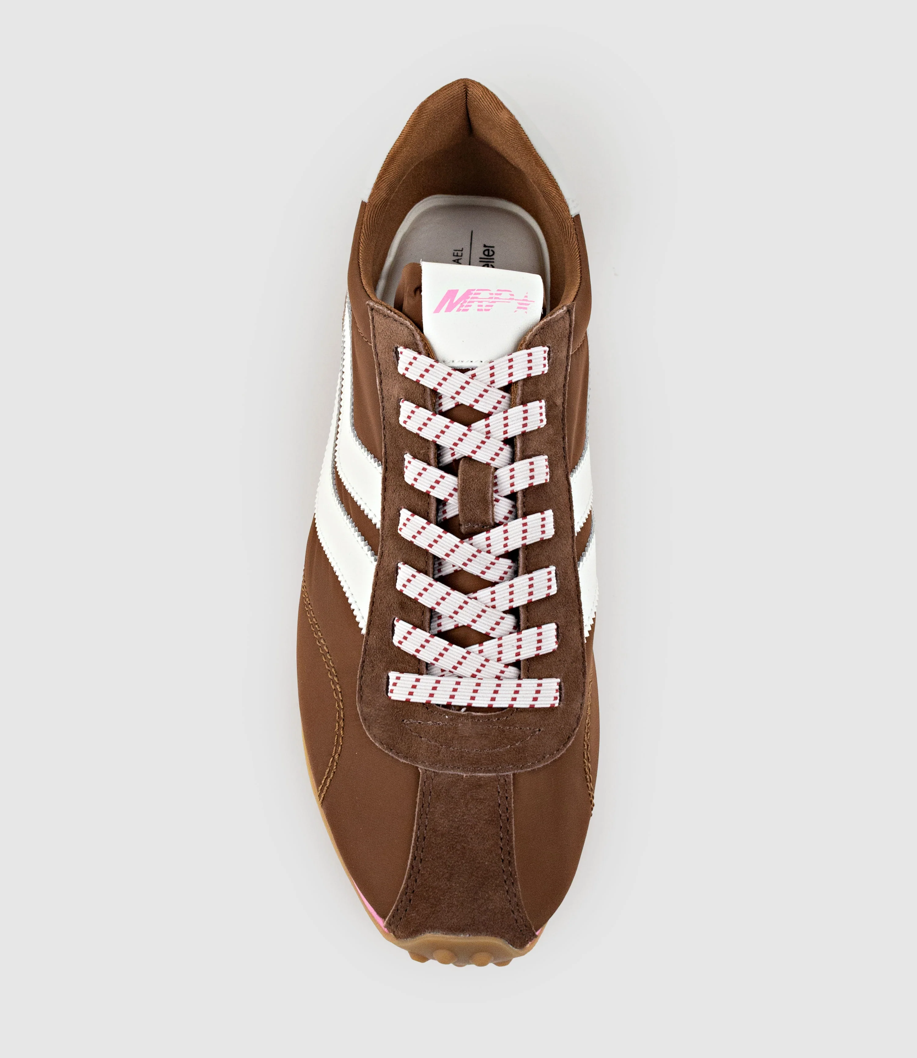 JAMILLA Wave Sneaker in Chocolate Combo - Image 4