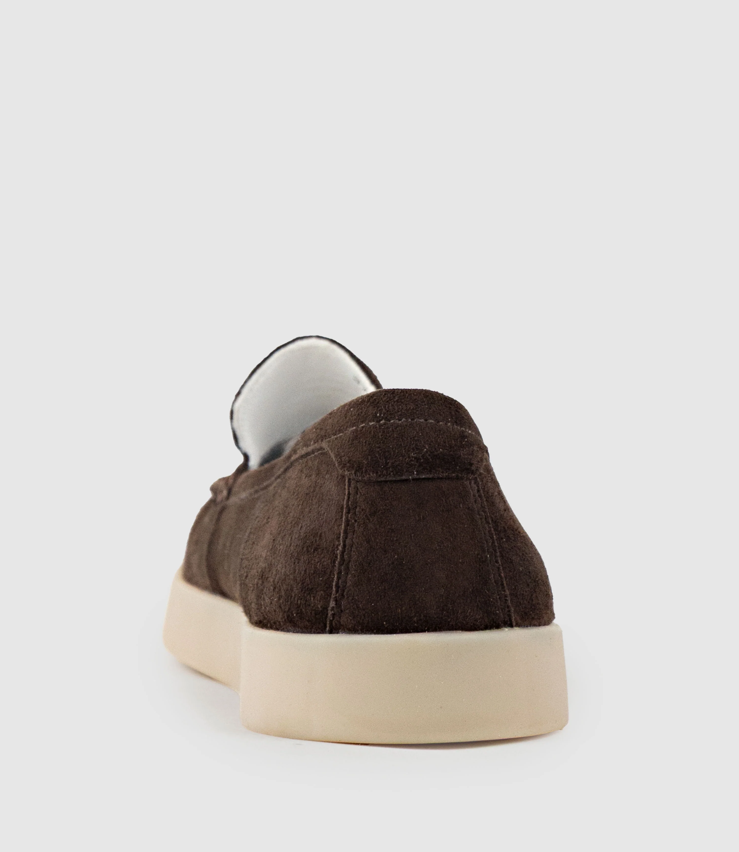 JAVA Slip On in Chocolate Suede - Image 3