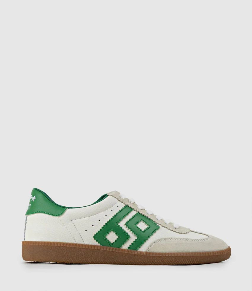 JESTER Sneaker in Metallic Emerald Combo