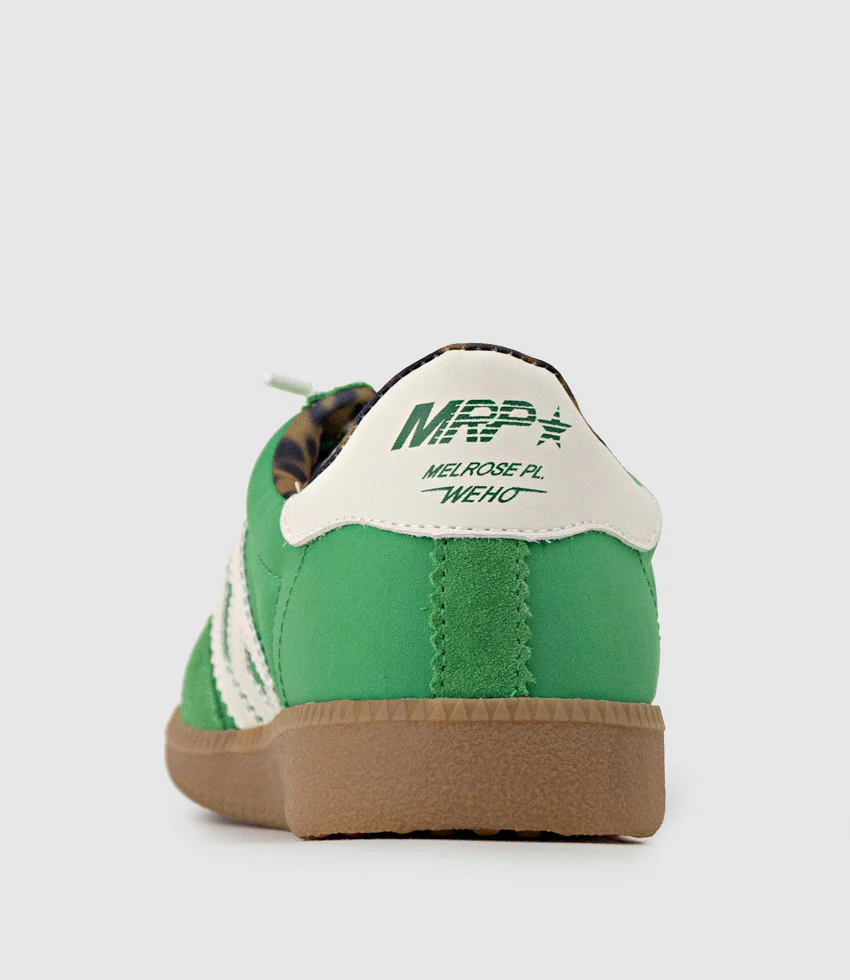 JESTER Sneaker in Solid Green Combo - Image 3