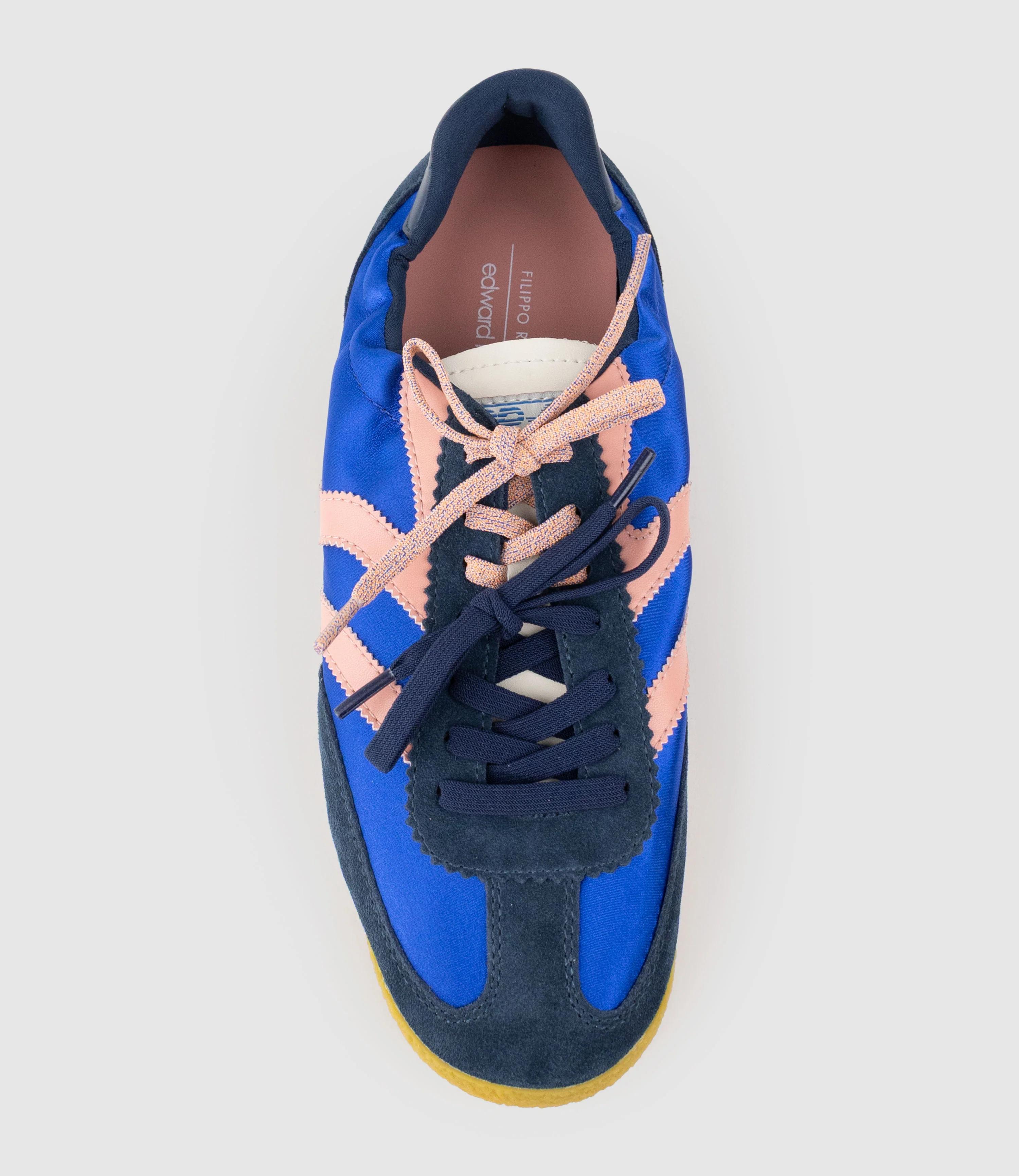 JOVIAL Elastic Sneaker in Blue Combo - Image 5
