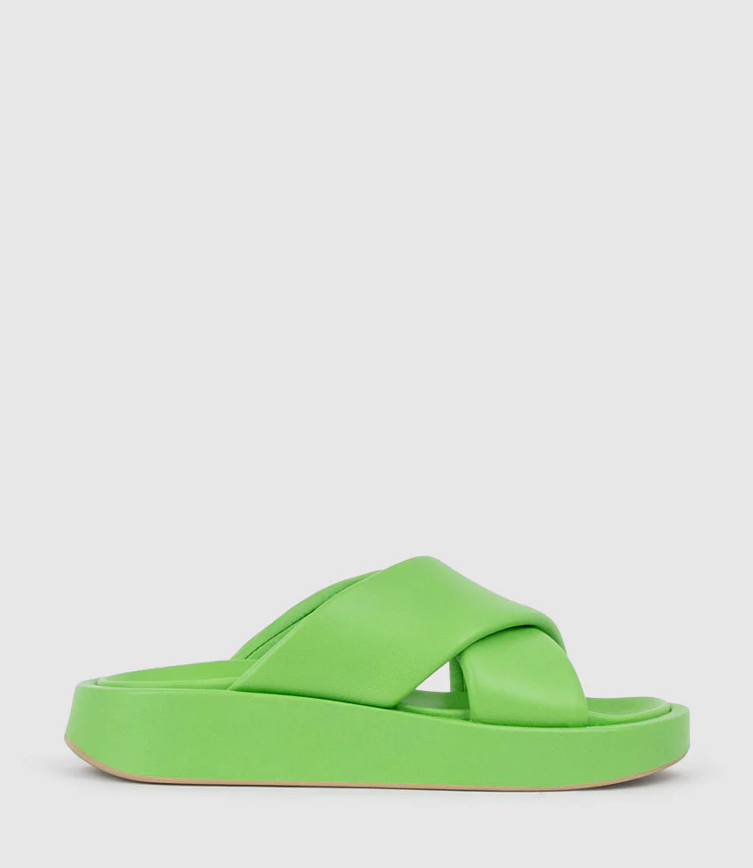 KAMIR Crossover Slide on Chunky Unit in Green