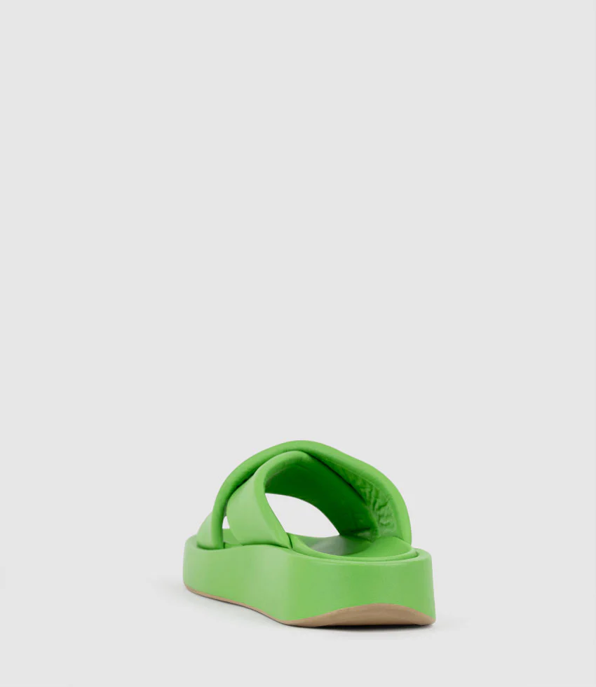 KAMIR Crossover Slide on Chunky Unit in Green - Image 4