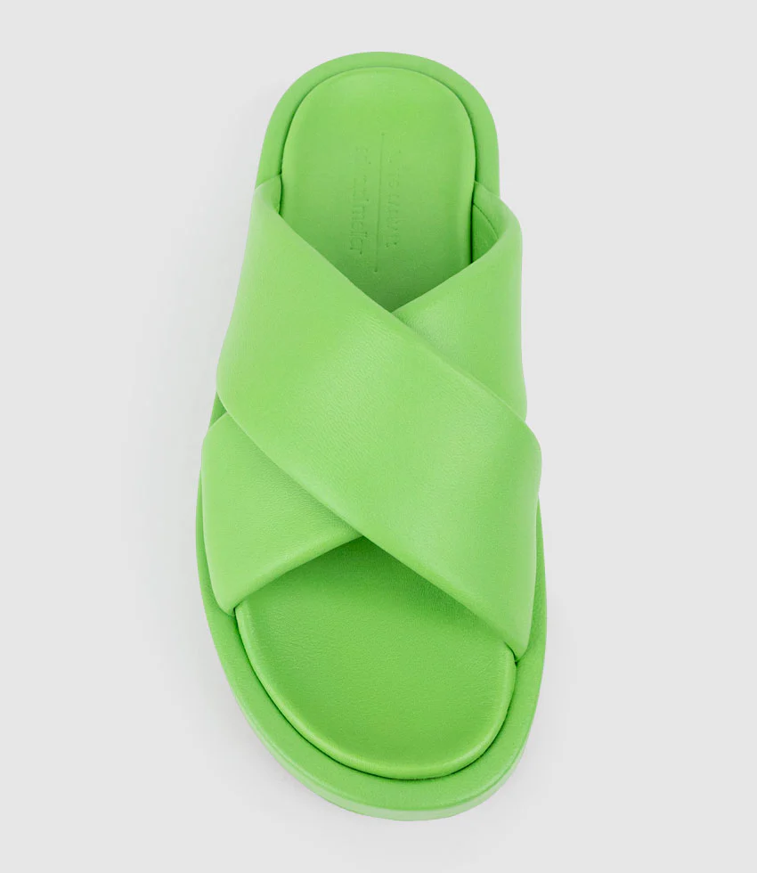 KAMIR Crossover Slide on Chunky Unit in Green - Image 5