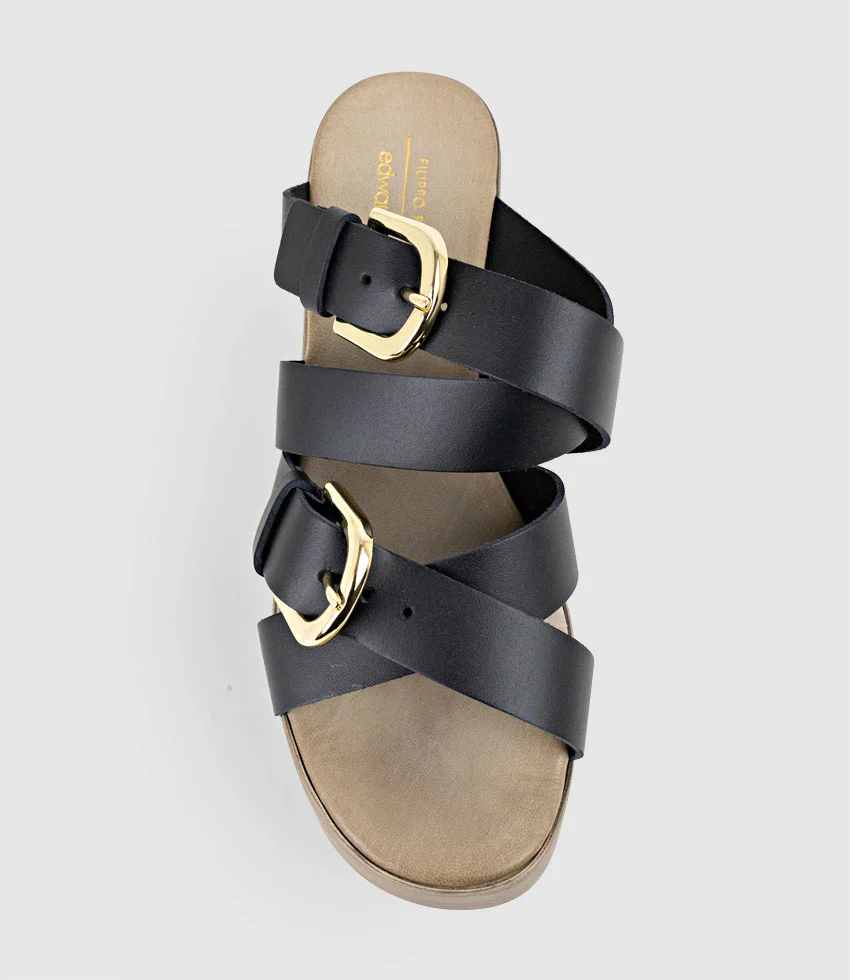 KENNEDY70 Slide on Wedge in Black - Image 5