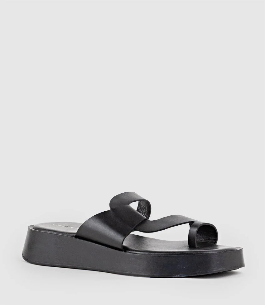 KRISS Asymmetrical Slide on Unit in Black - Image 2