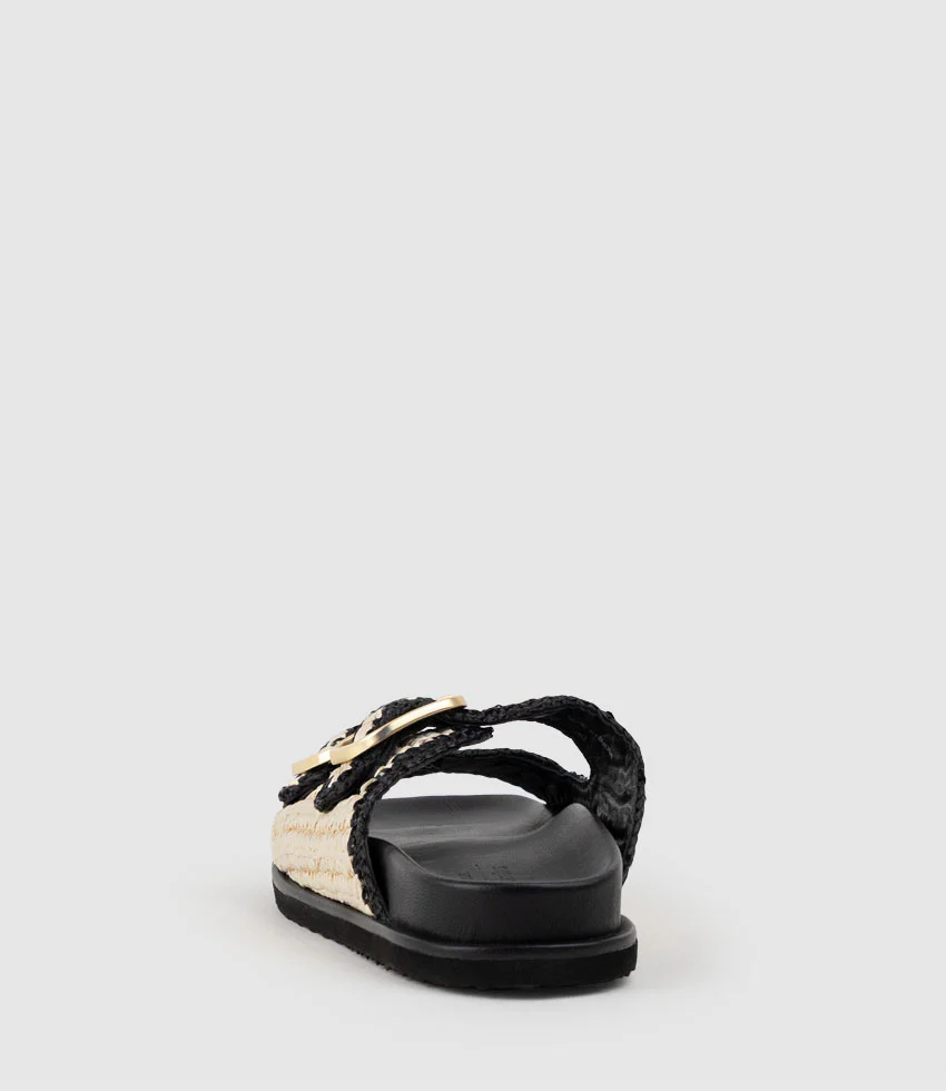 KROSS Woven Slide on Unit in Black - Image 3