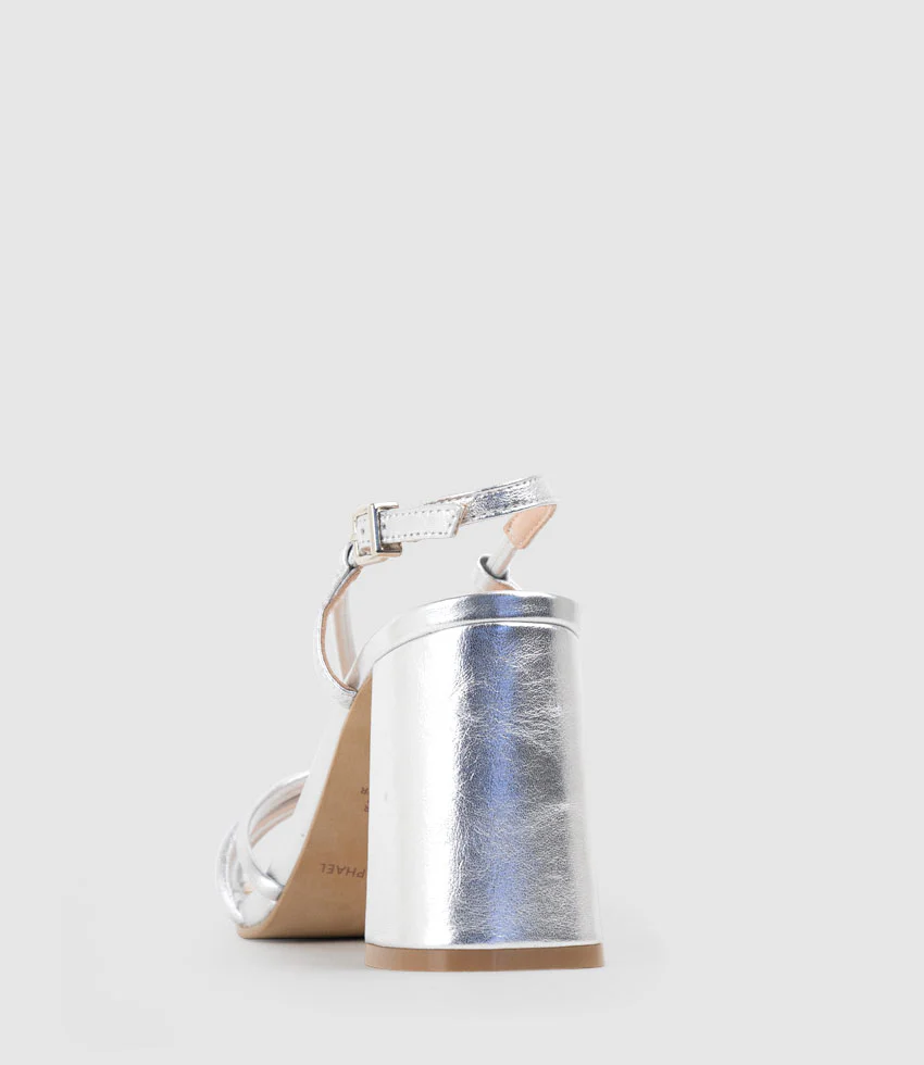 KYA85 Tubed Knot Sandal in Silver - Image 4