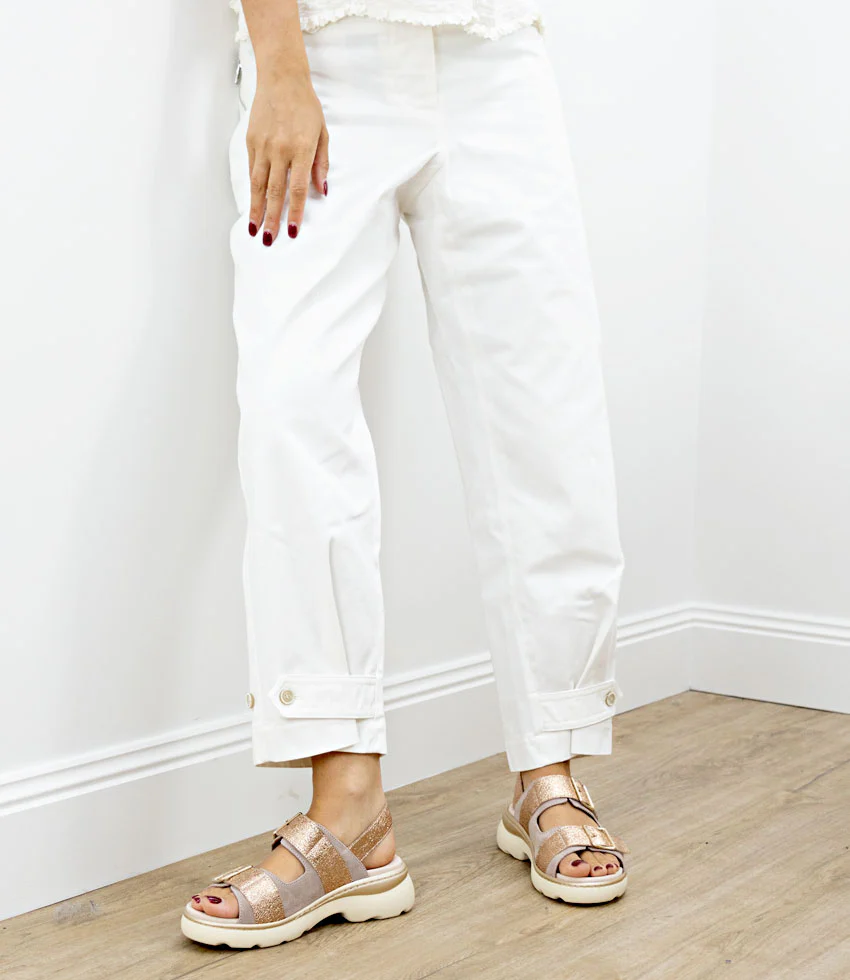 LANETTE Two Strap Comfort Sandal in Rosegold - Image 5
