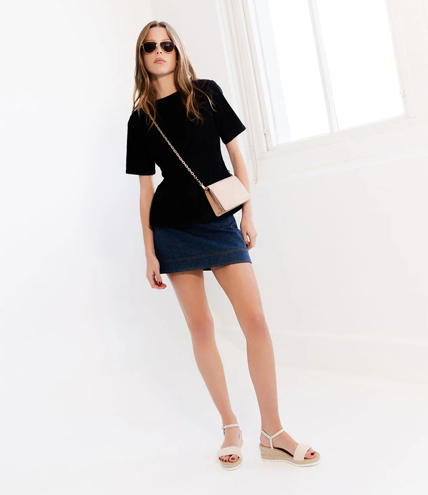 MARTINA Woven Front Espadrille in Offwhite - Image 7