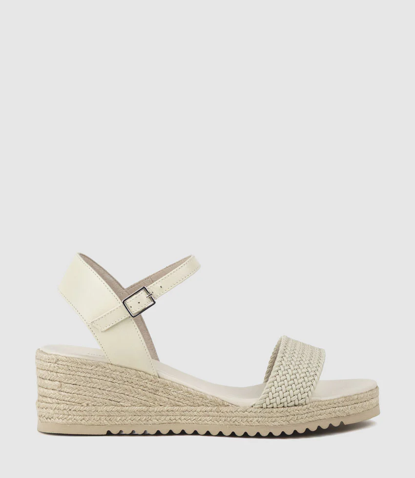 MERRIN Single Strap Low Espadrille in Natural
