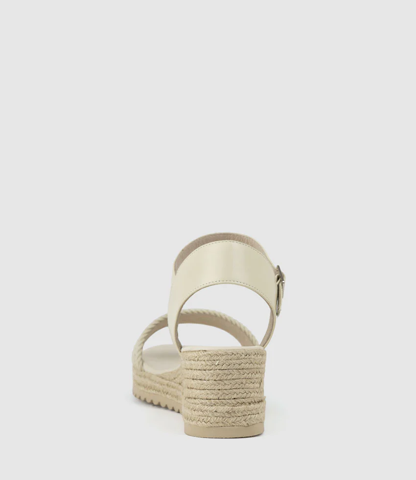 MERRIN Single Strap Low Espadrille in Natural - Image 3
