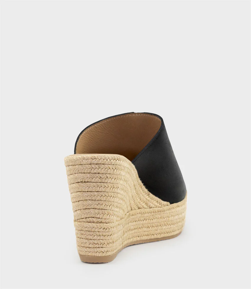 MILARA Slide Espadrille in Black - Image 3