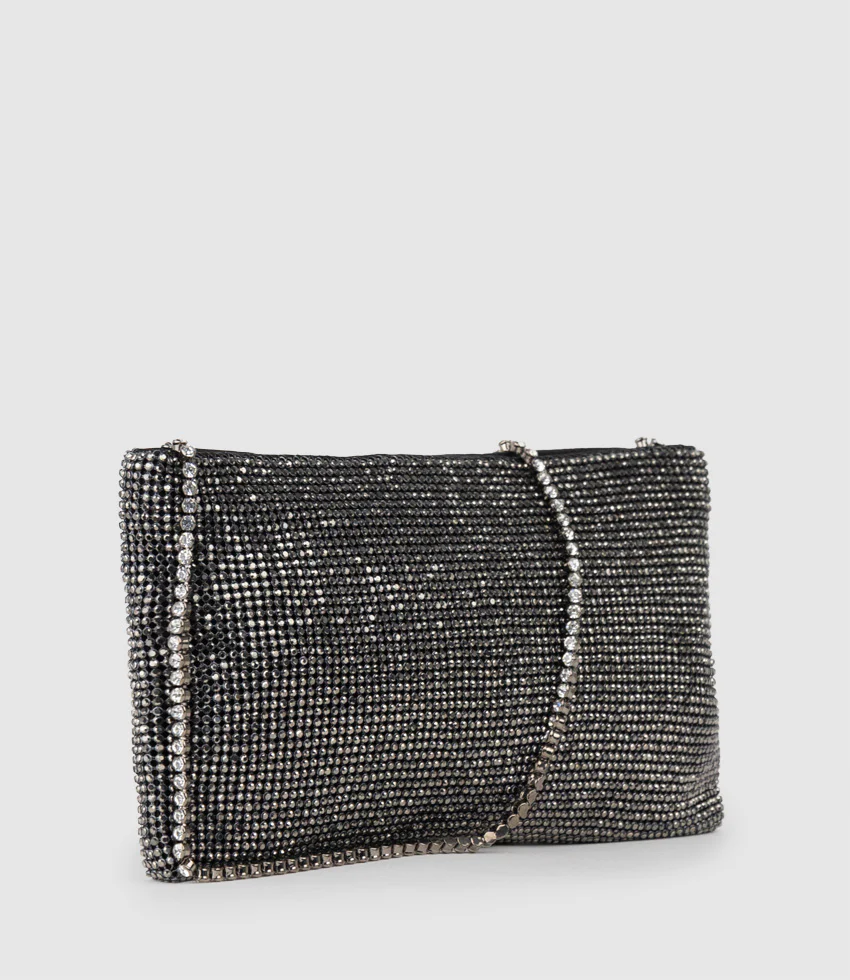 NAOMI Crossbody Bag in Black Crystal - Image 3