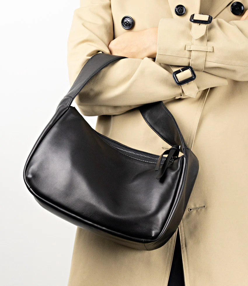 NARINA Large Soft Bag in Black - Image 2