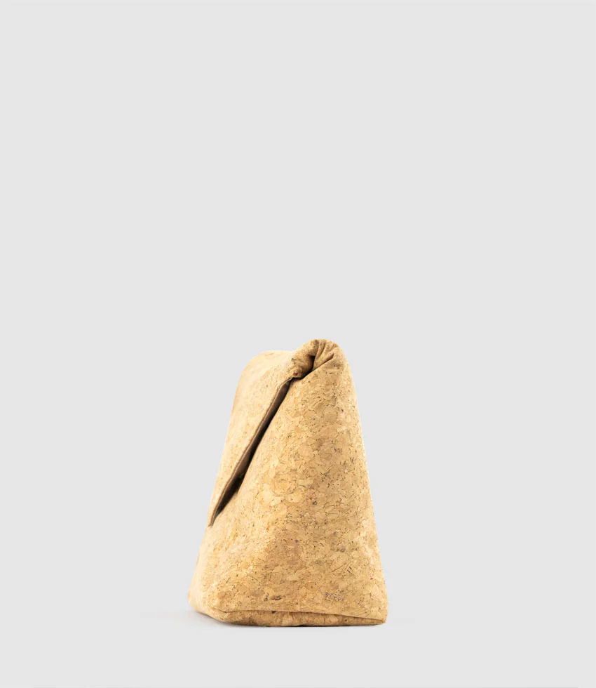 NERYS Envelope Clutch in Cork - Image 5