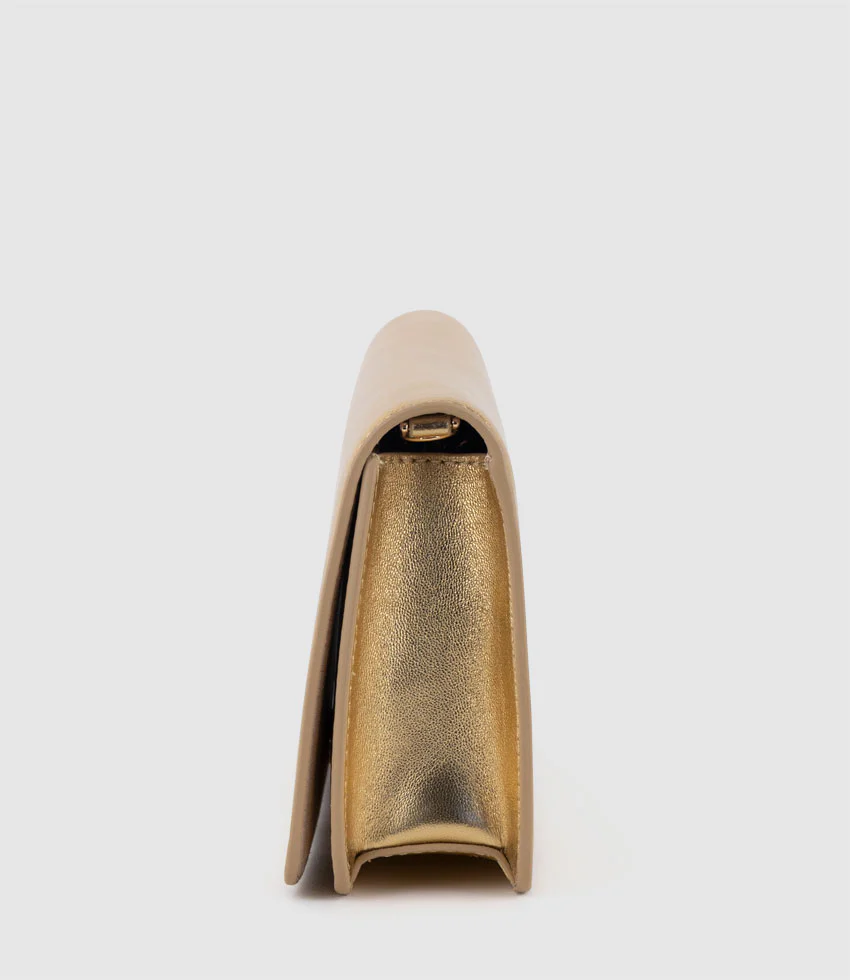 NYX Evening Bag in Aged Gold - Image 3